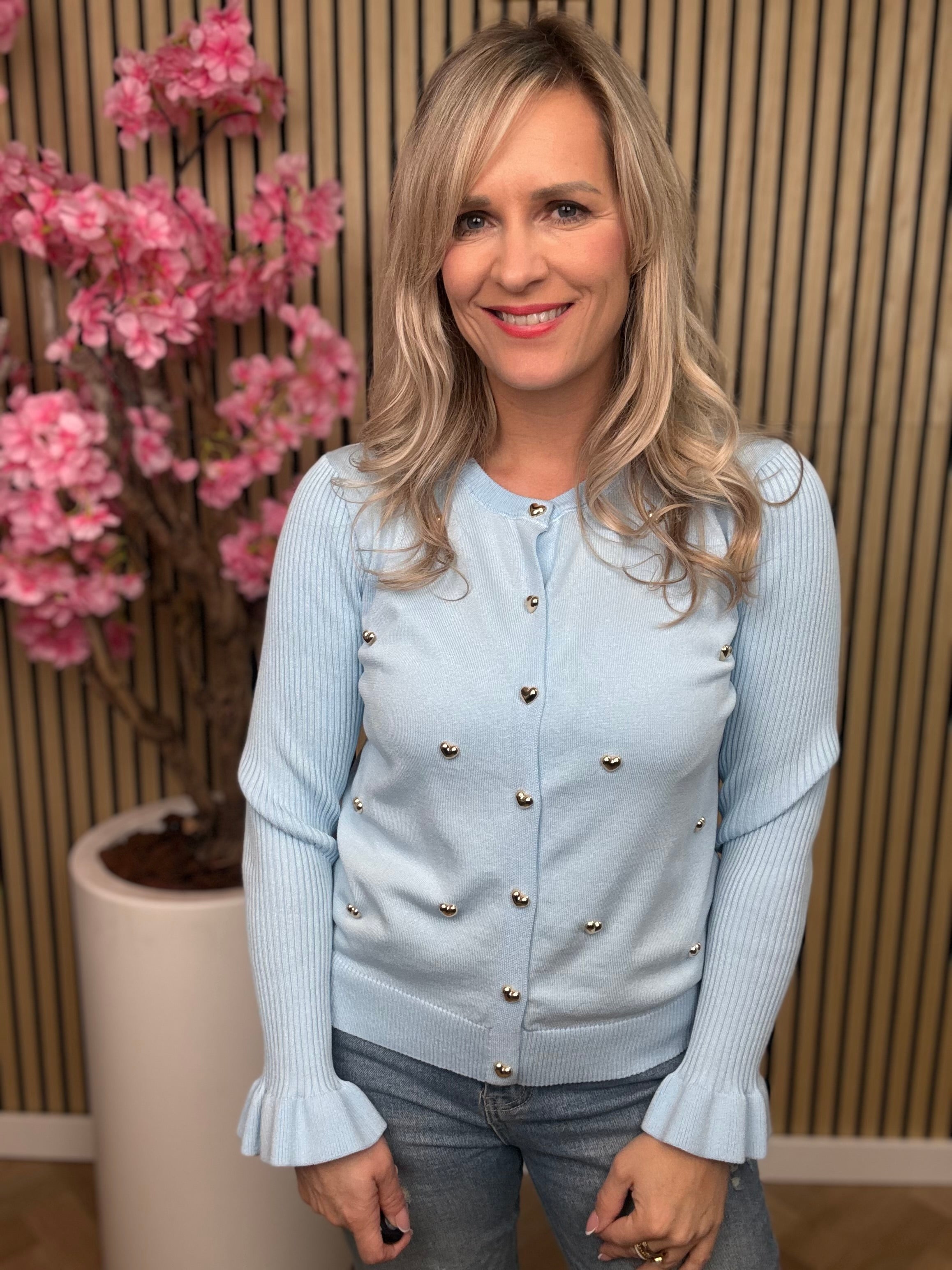 Vestje | Love | Blauw