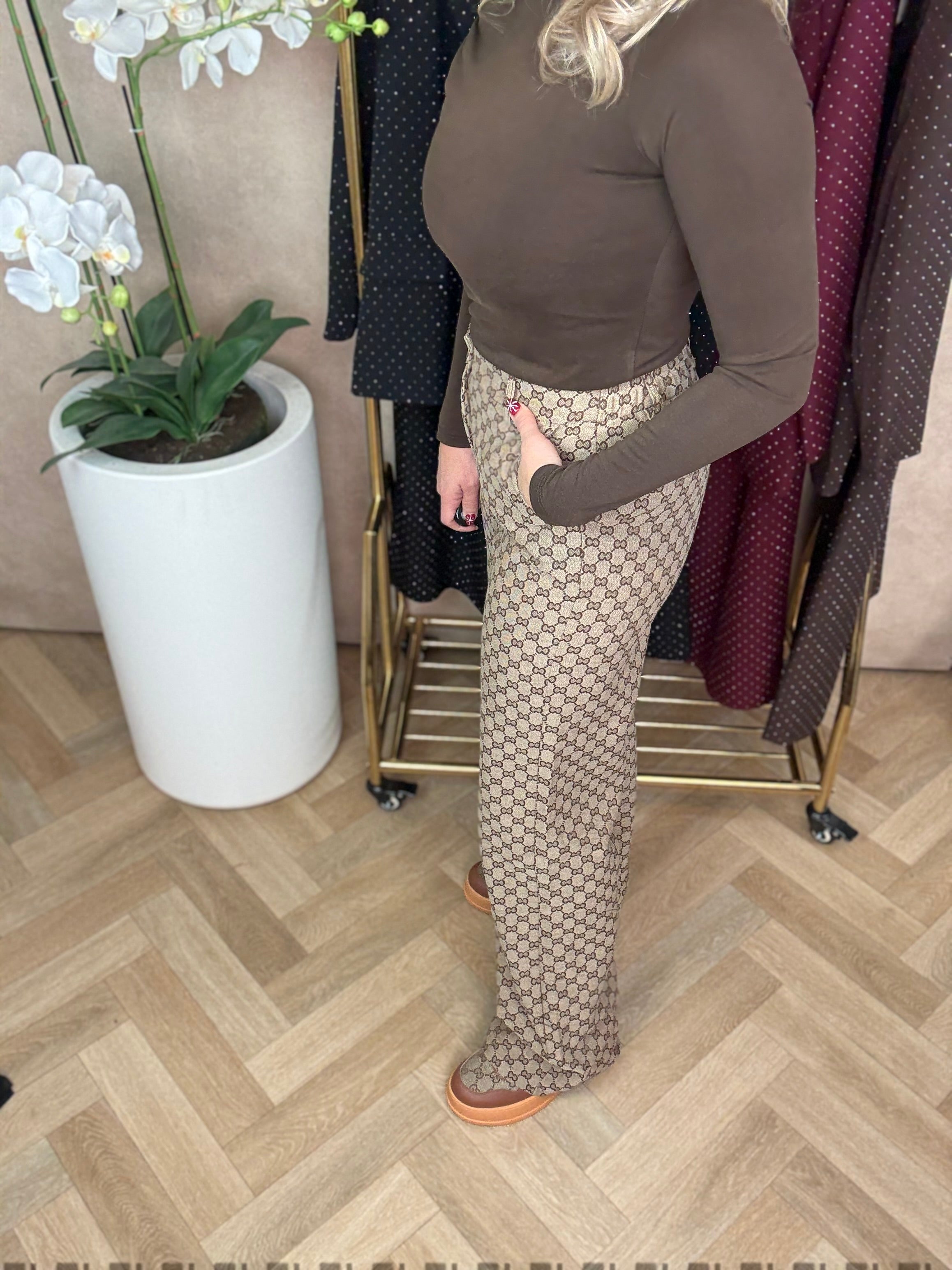 Broek | Luxury | Bruin