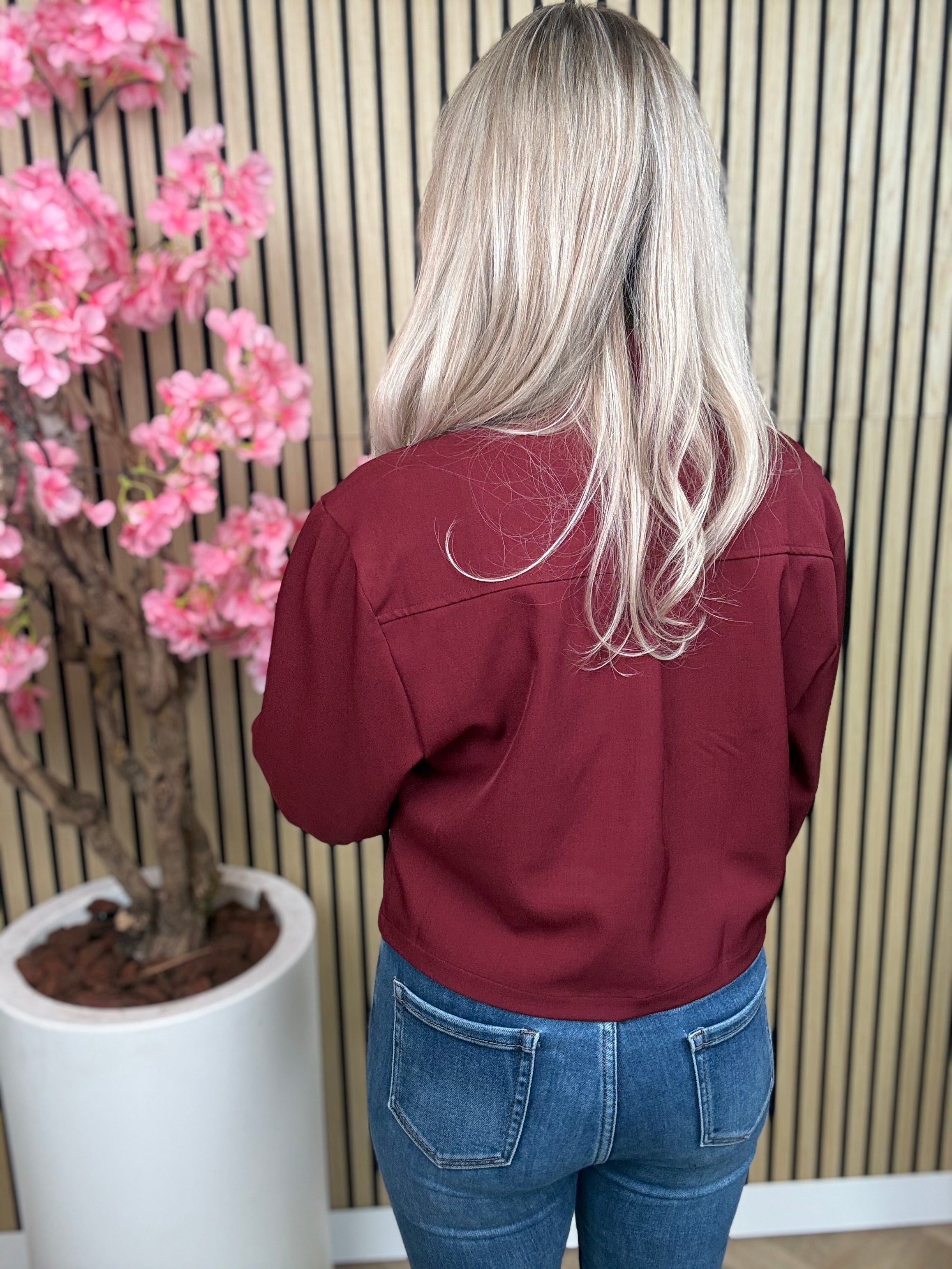 Jasje | Milou | bordeaux rood