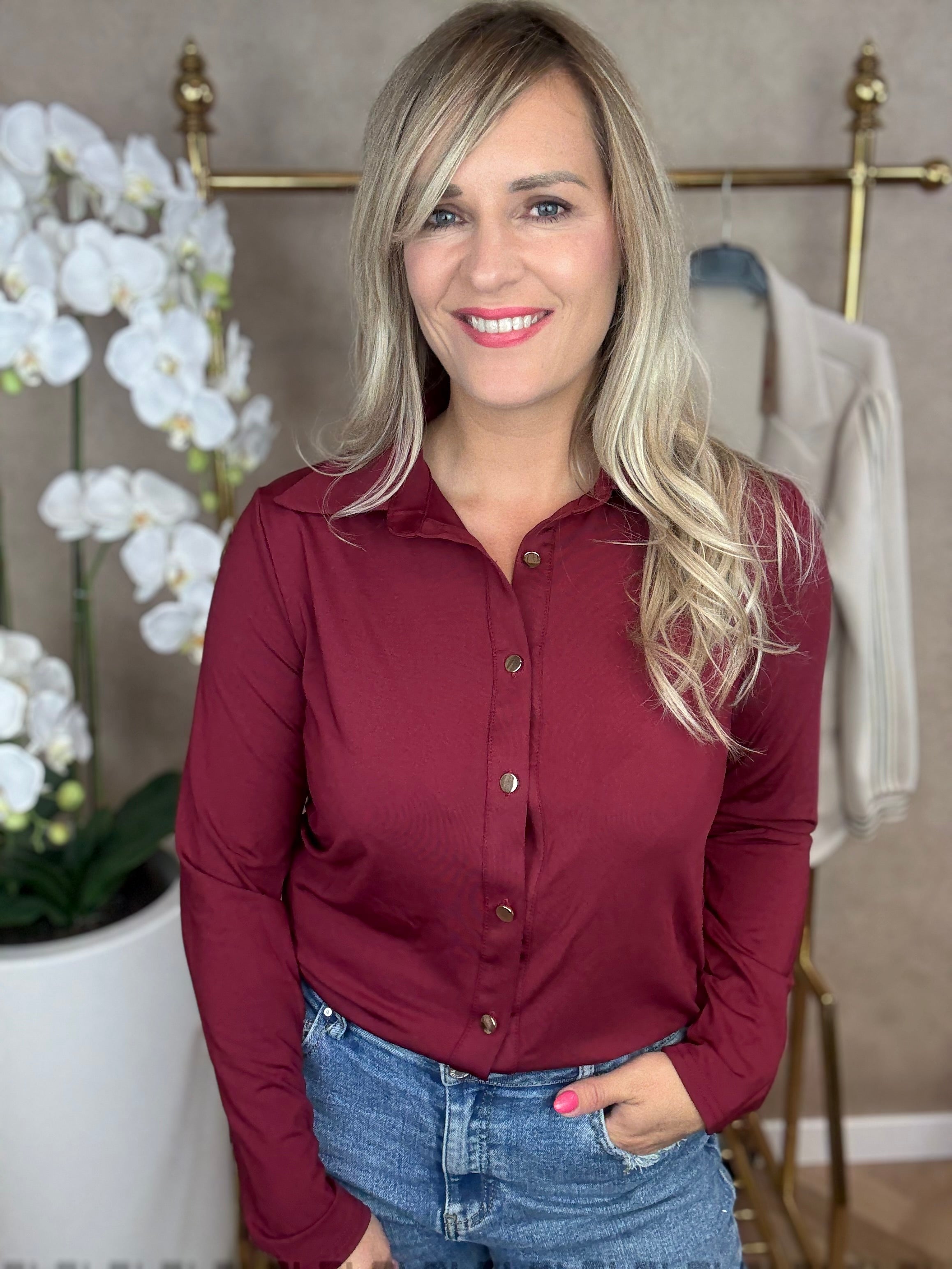Blouse |  Céline | Bordeaux