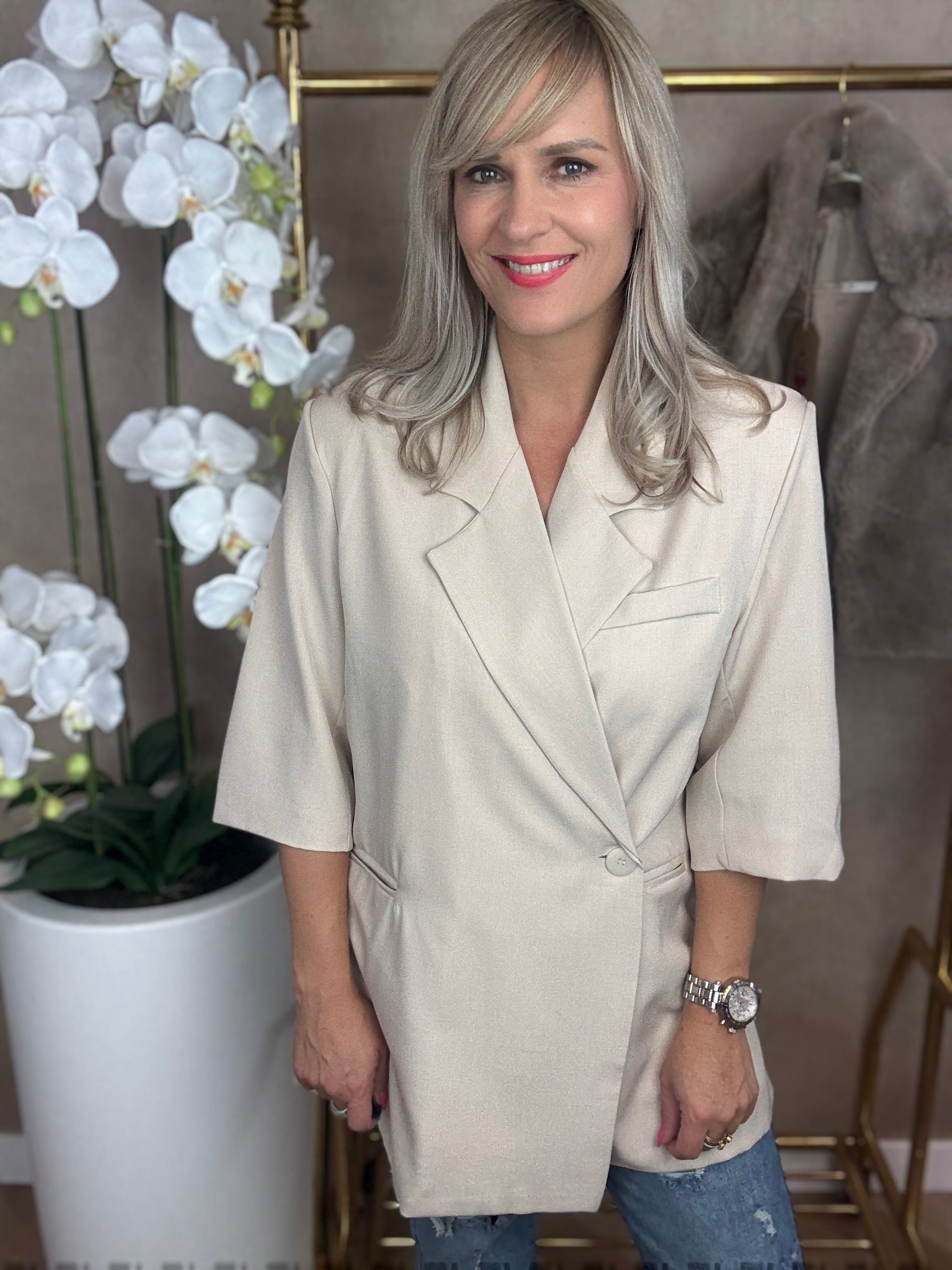 Blazer | Liz | Beige