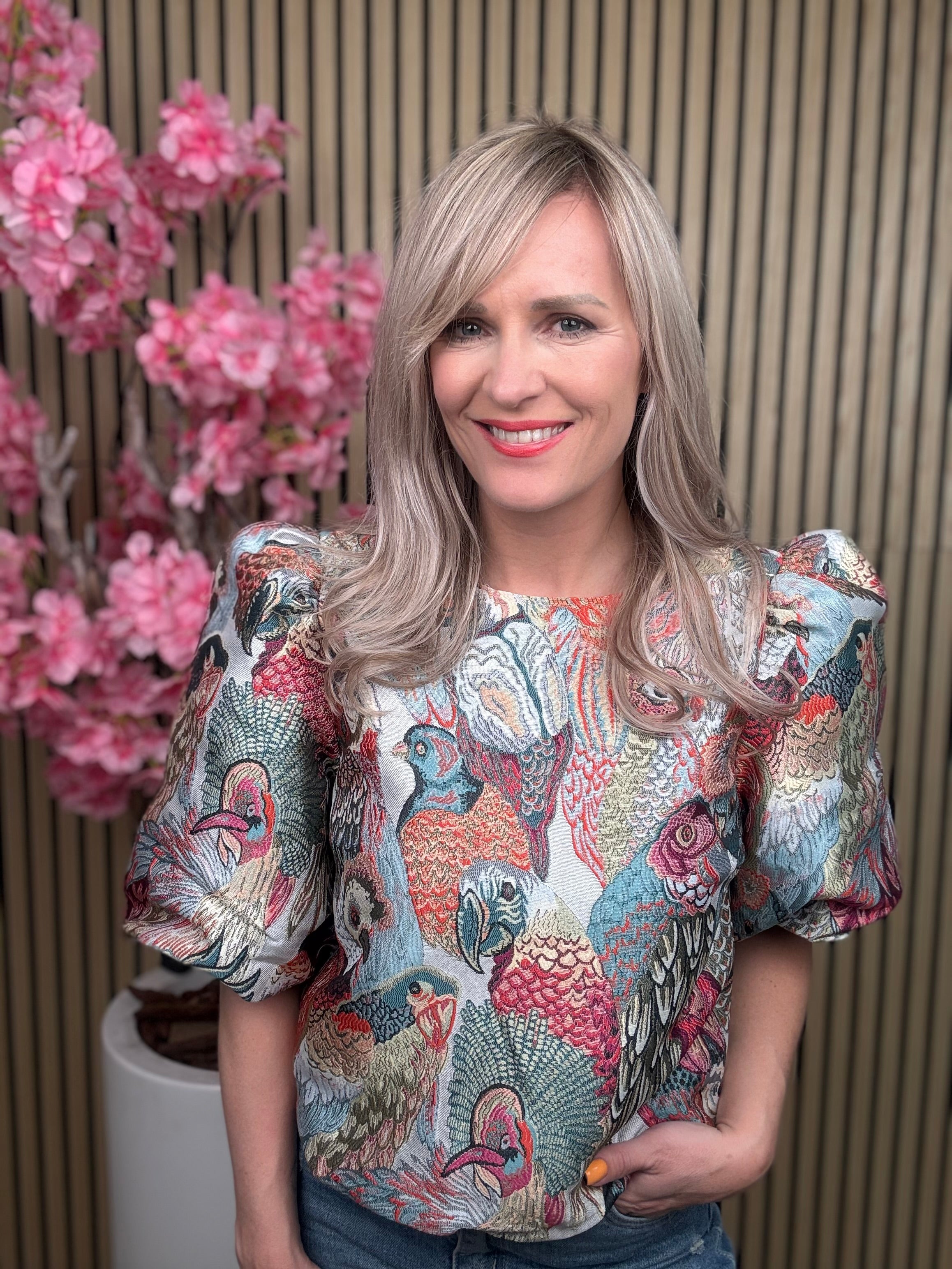 Truitje | Vogelprint | Roze