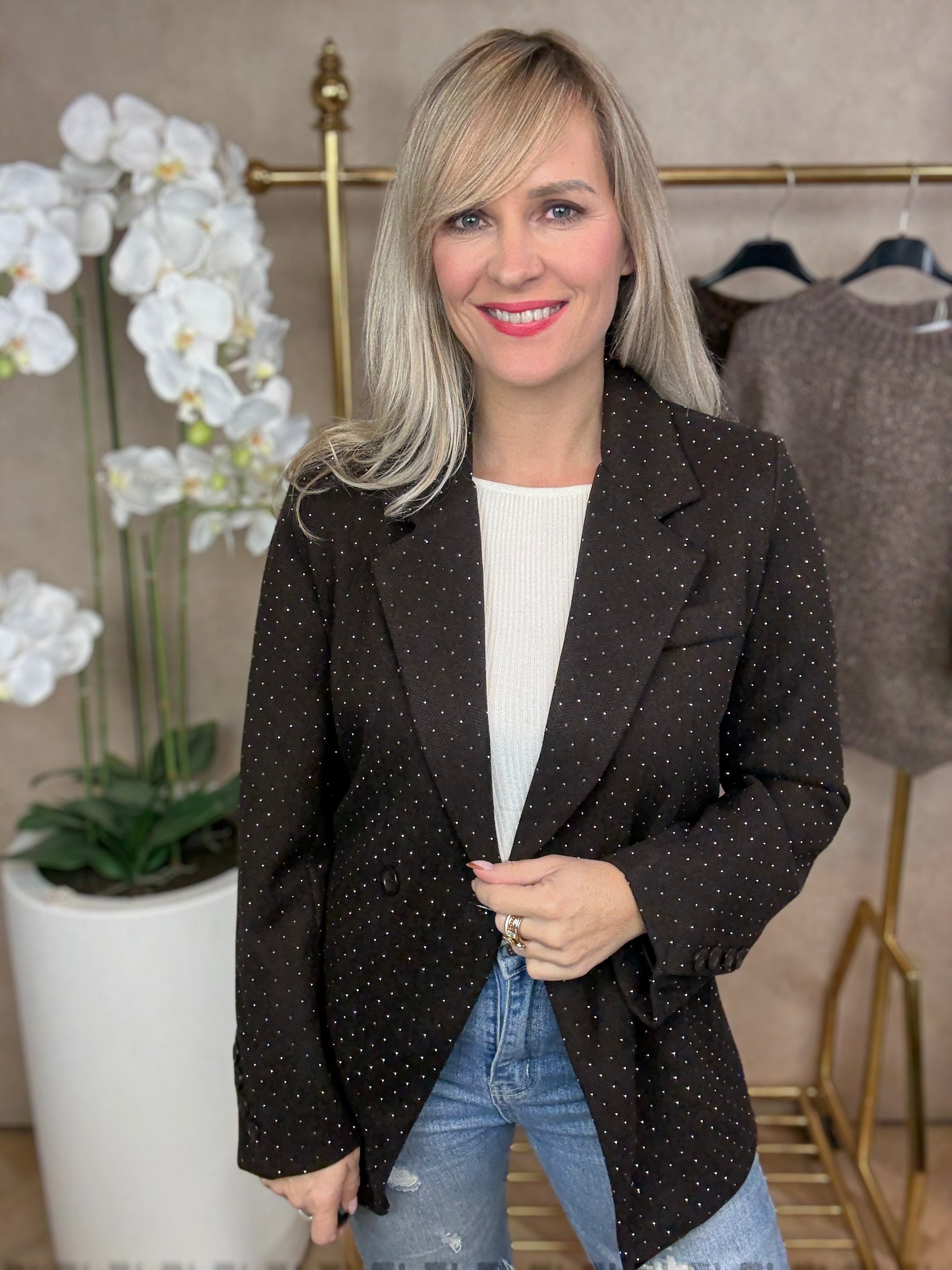 Blazer | strassdetails | Ambika