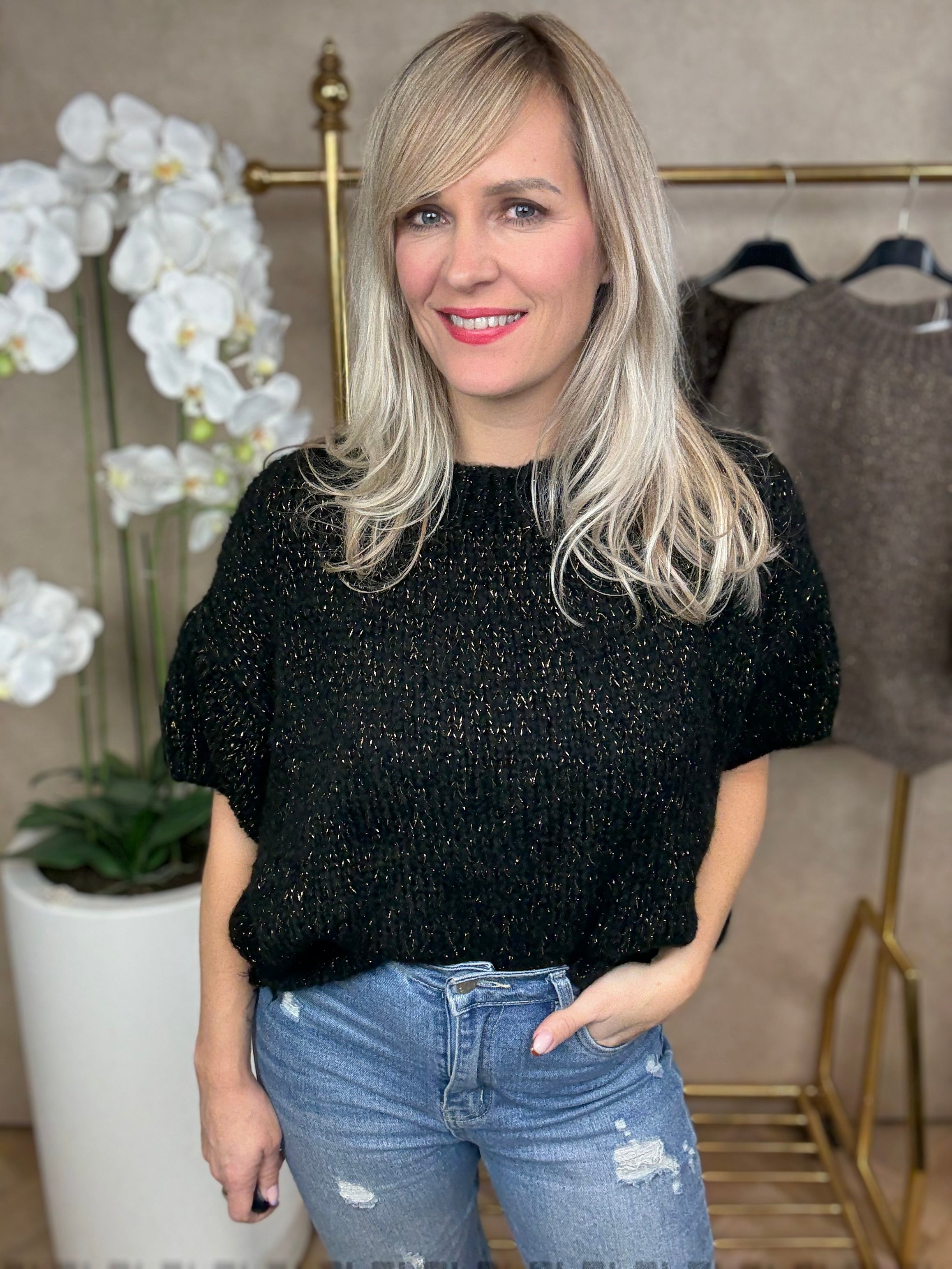 truitje | Ambika Gebreid | Zwart