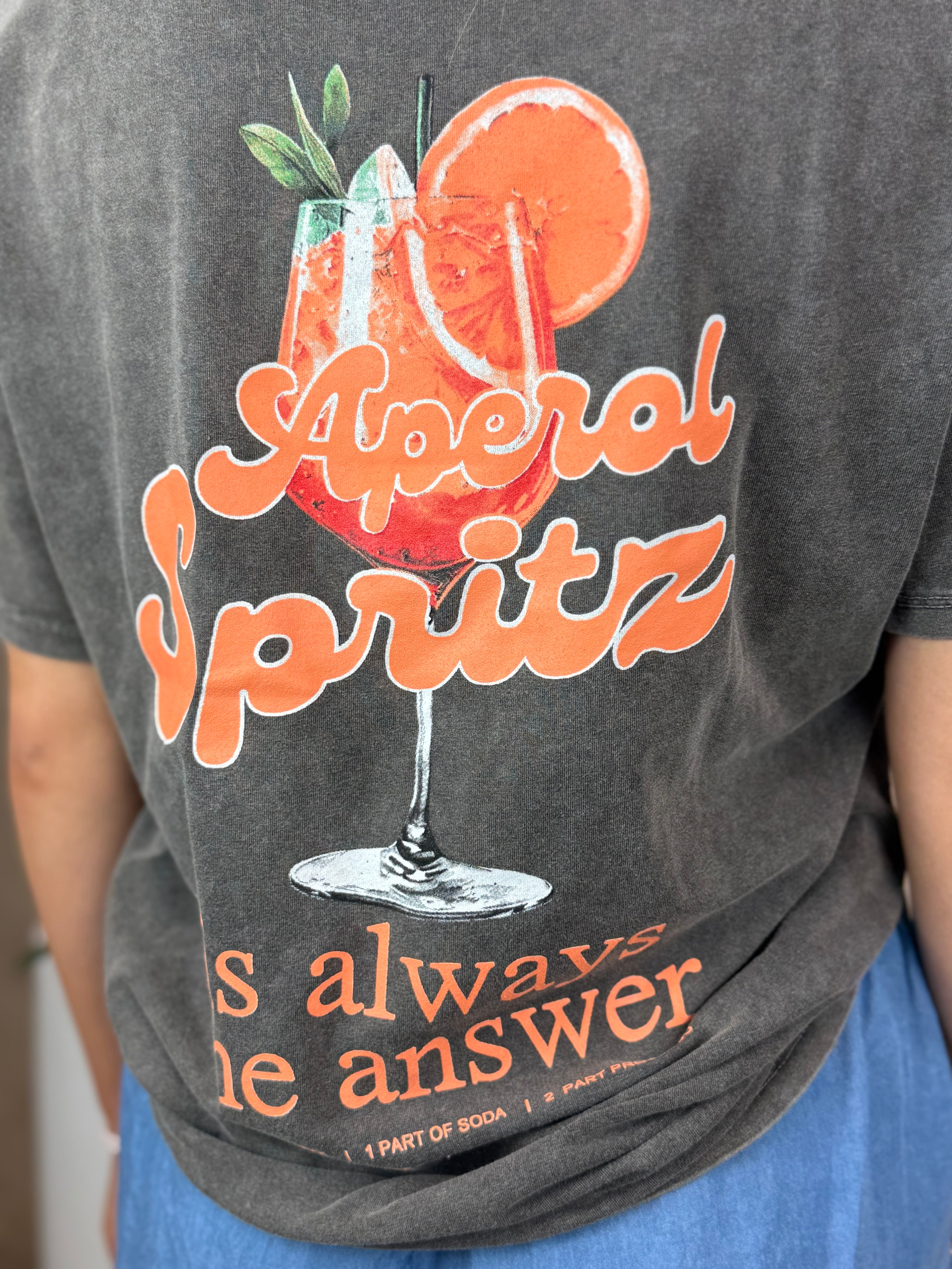 Shirt | Aperol Spritz | Grijs