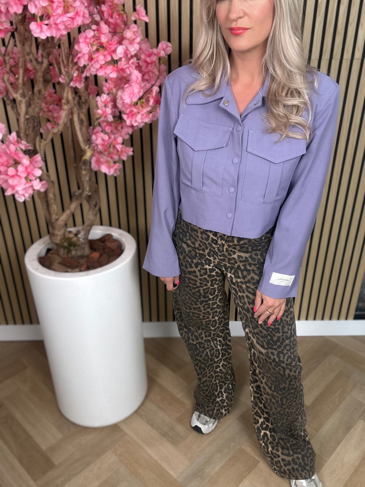 Jeans | Leopard | Azzurro