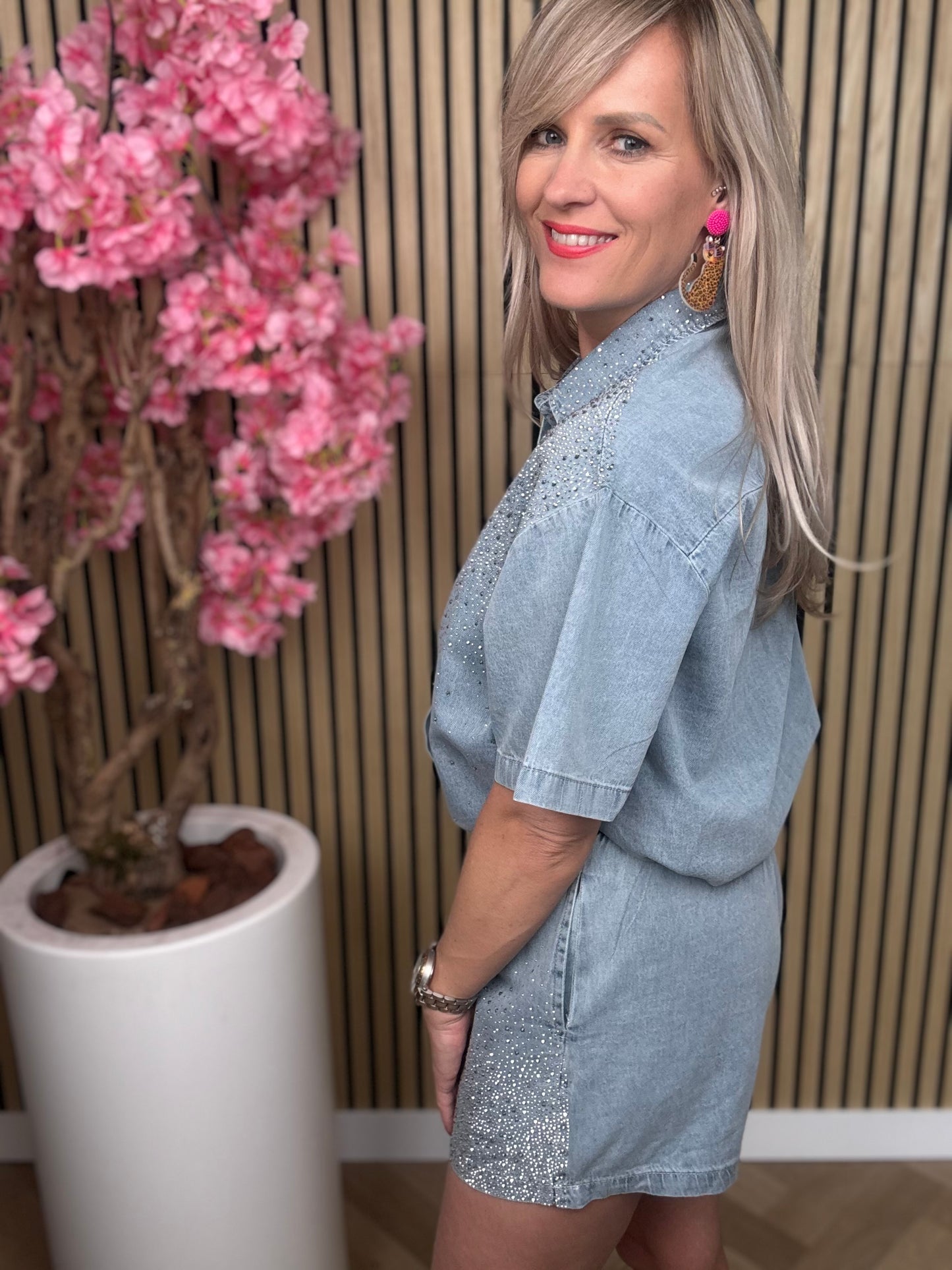 Set | Jeans | Strass steentjes
