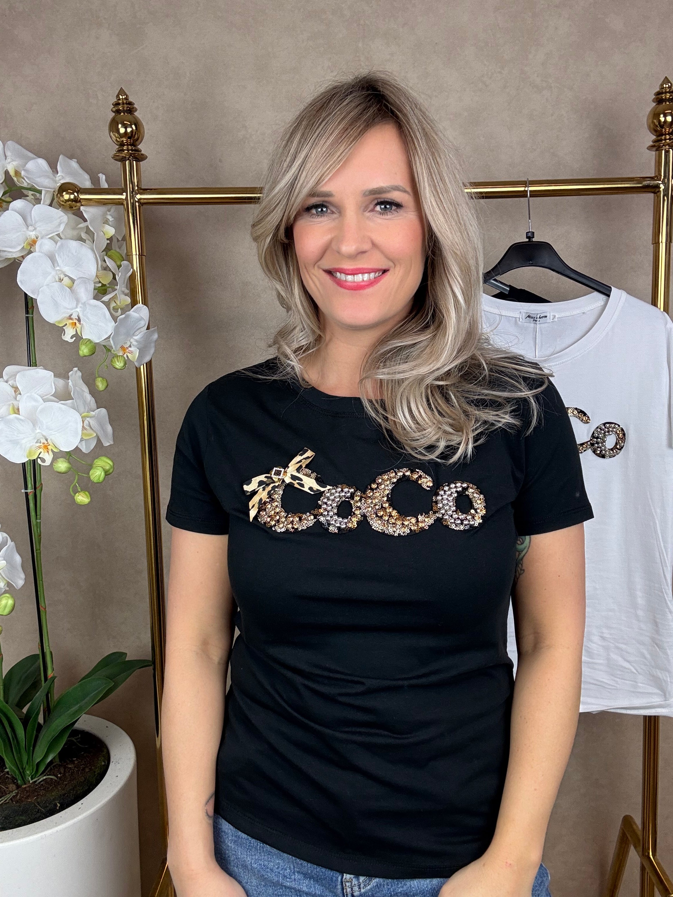 Shirt | Coco | Zwart