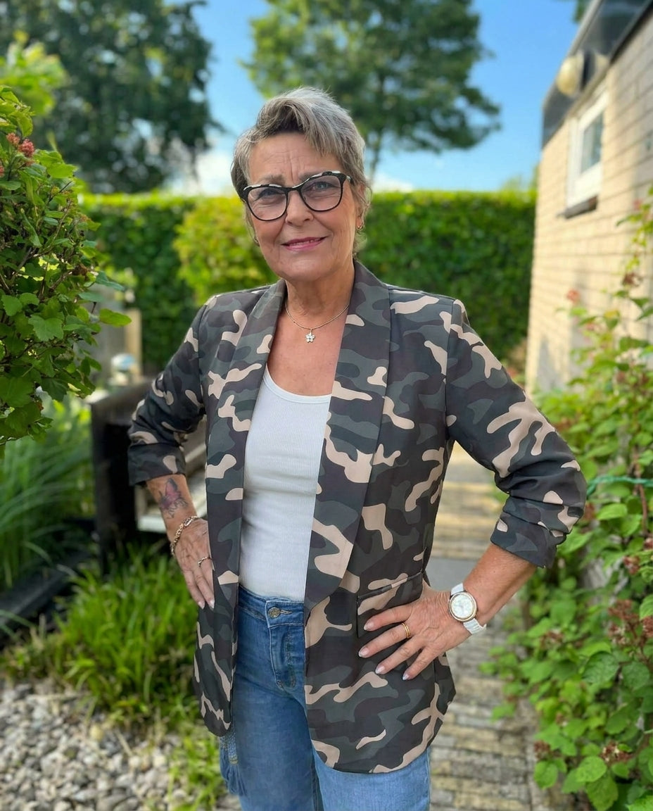 Blazer | Camouflage | Groen