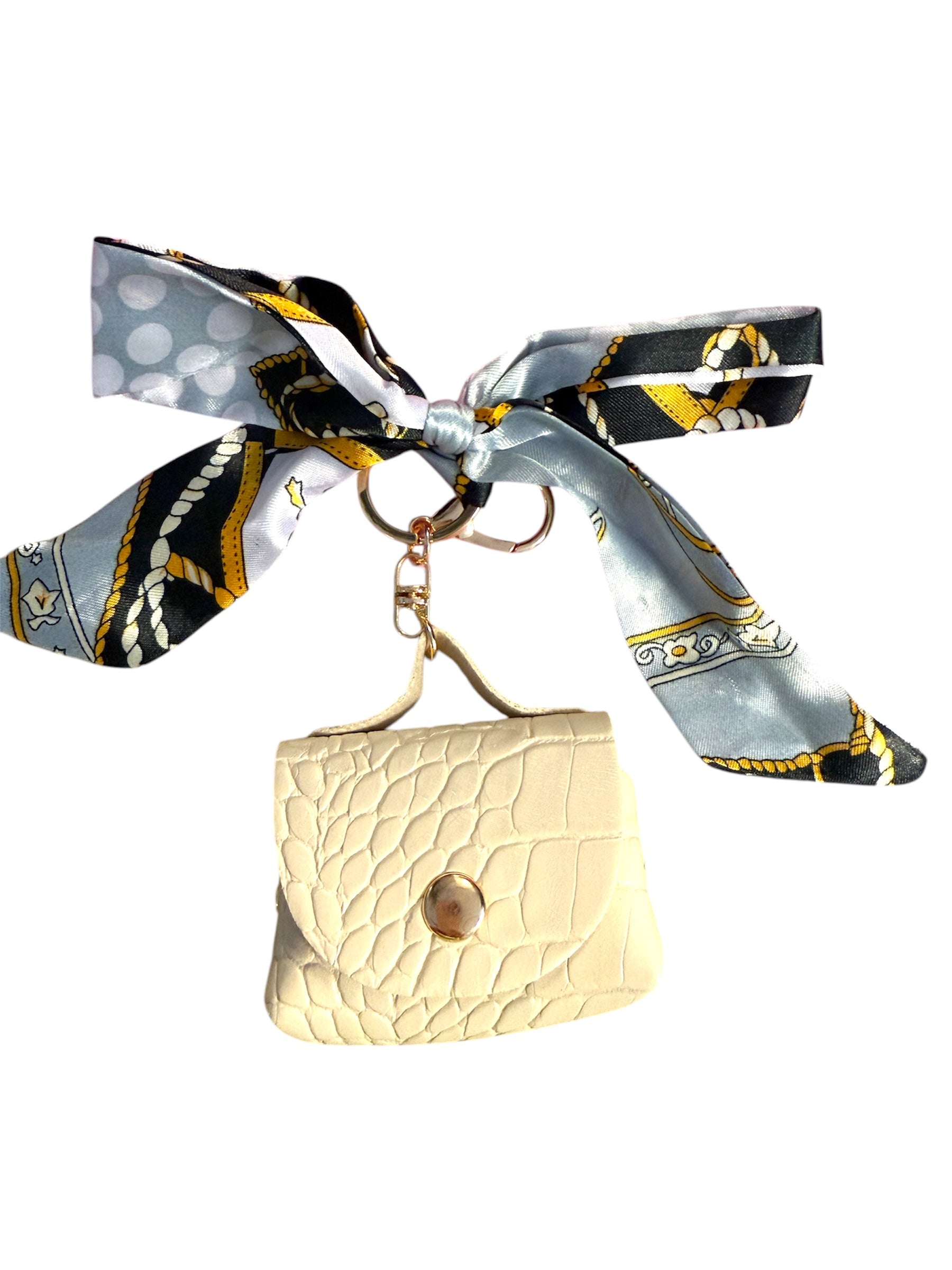 Sleutelhanger | Tasje | Beige