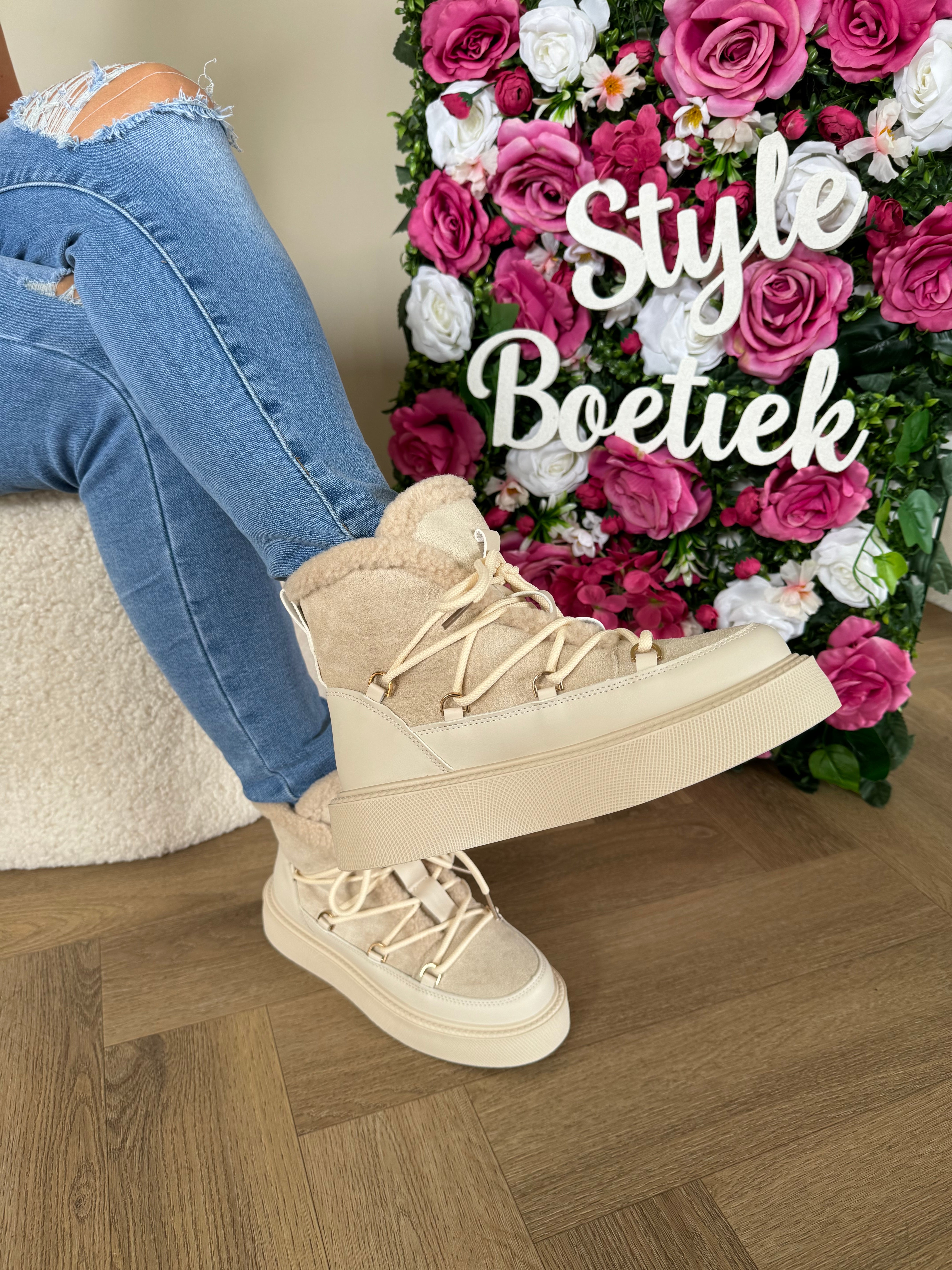 Boots | Nancy | Beige