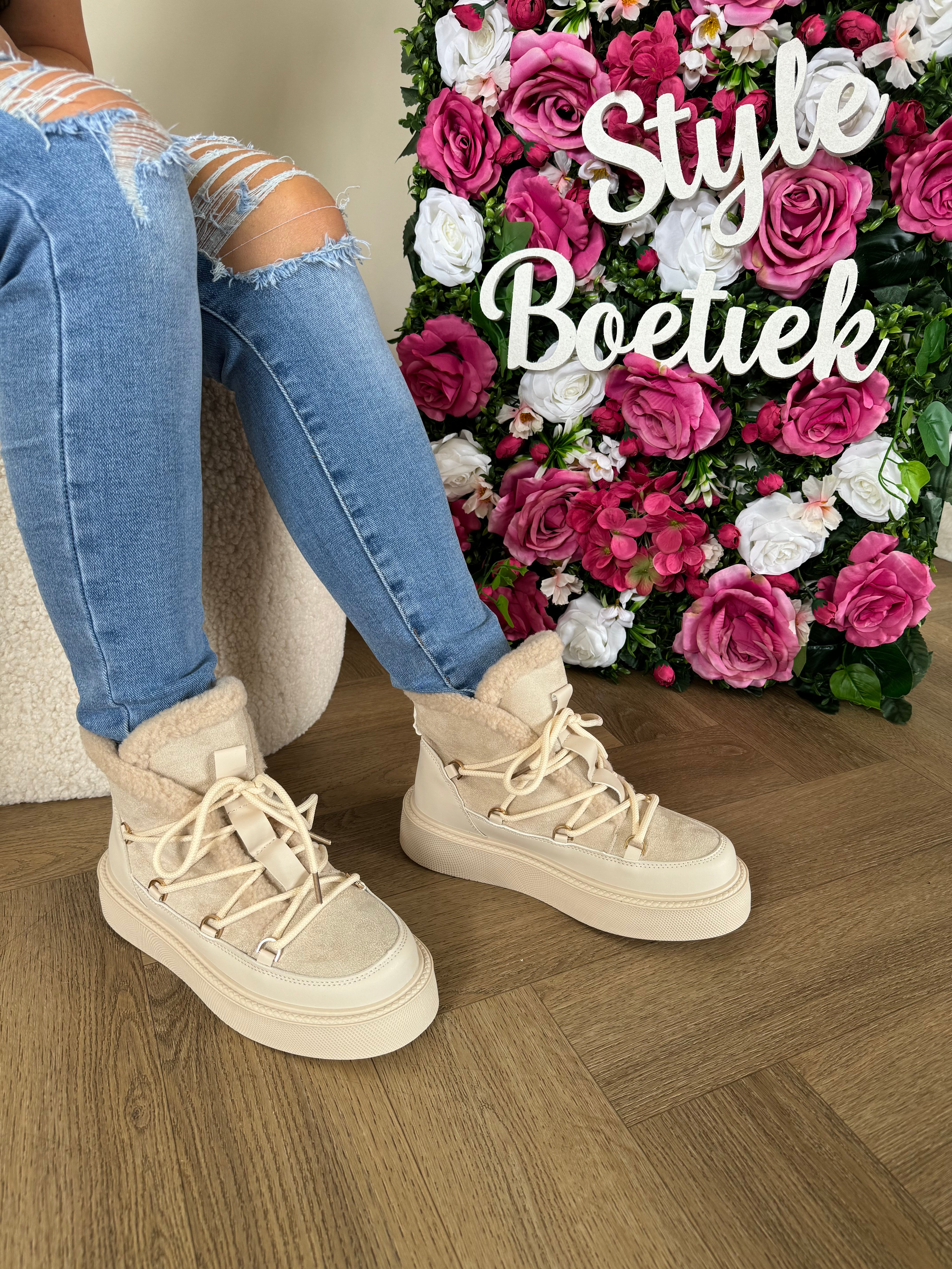 Boots | Nancy | Beige