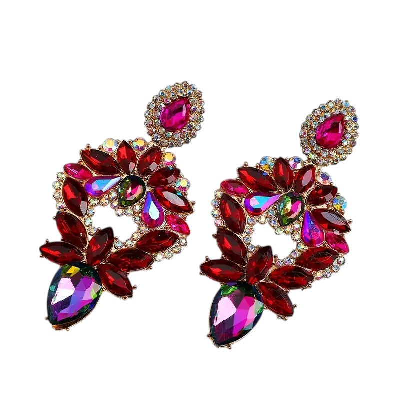 Glamoureuze | Oorbellen | Rood