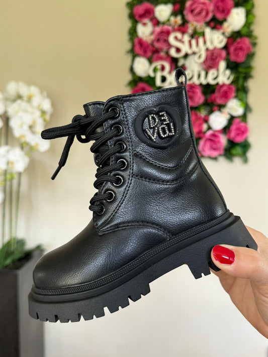 Kinderboots | Love | Zwart