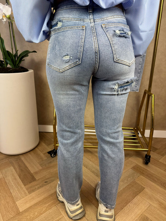 Jeans | Mom fit | Blauw