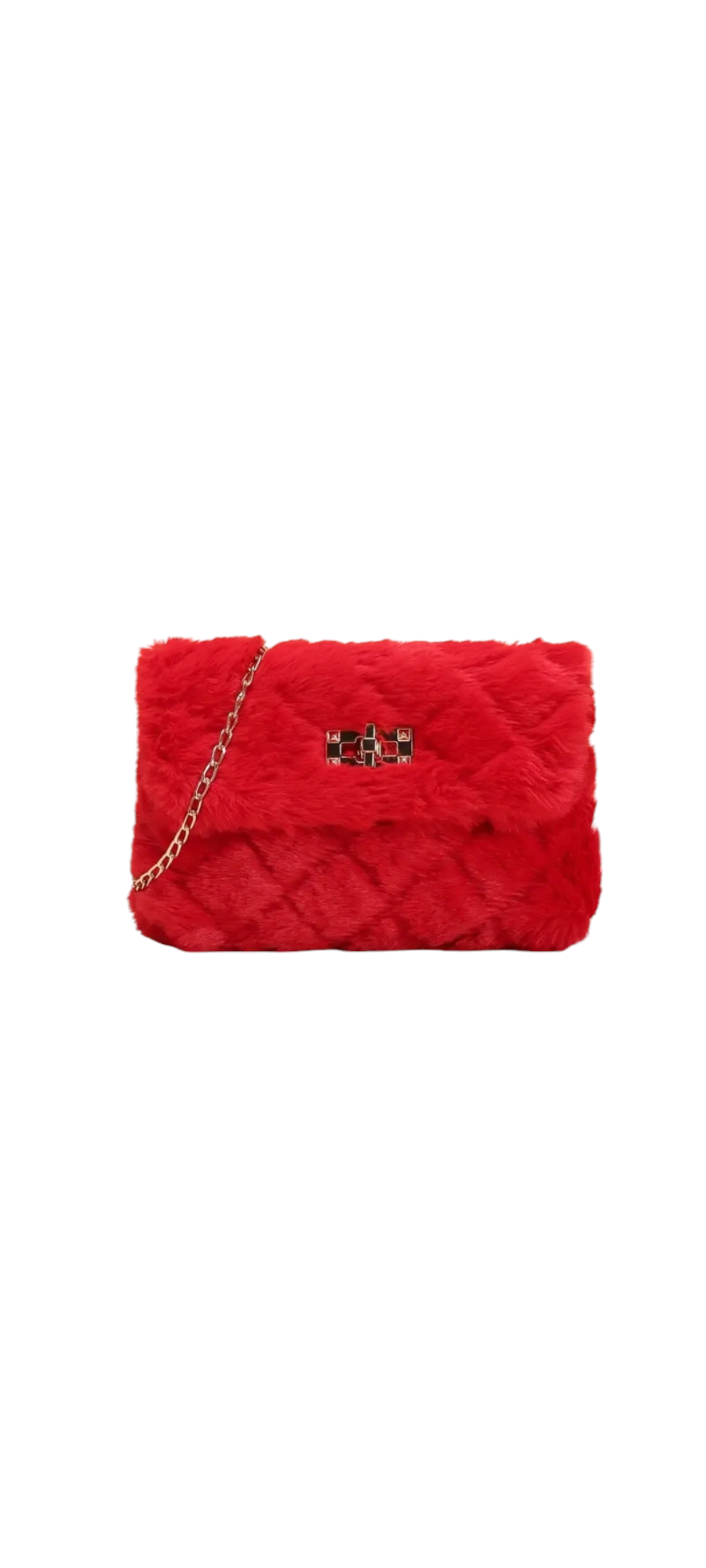 Tas | Fluffy | Rood