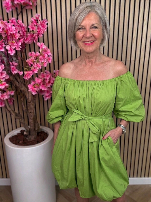 Azzurro | Off-Shoulder | Jurk 💚