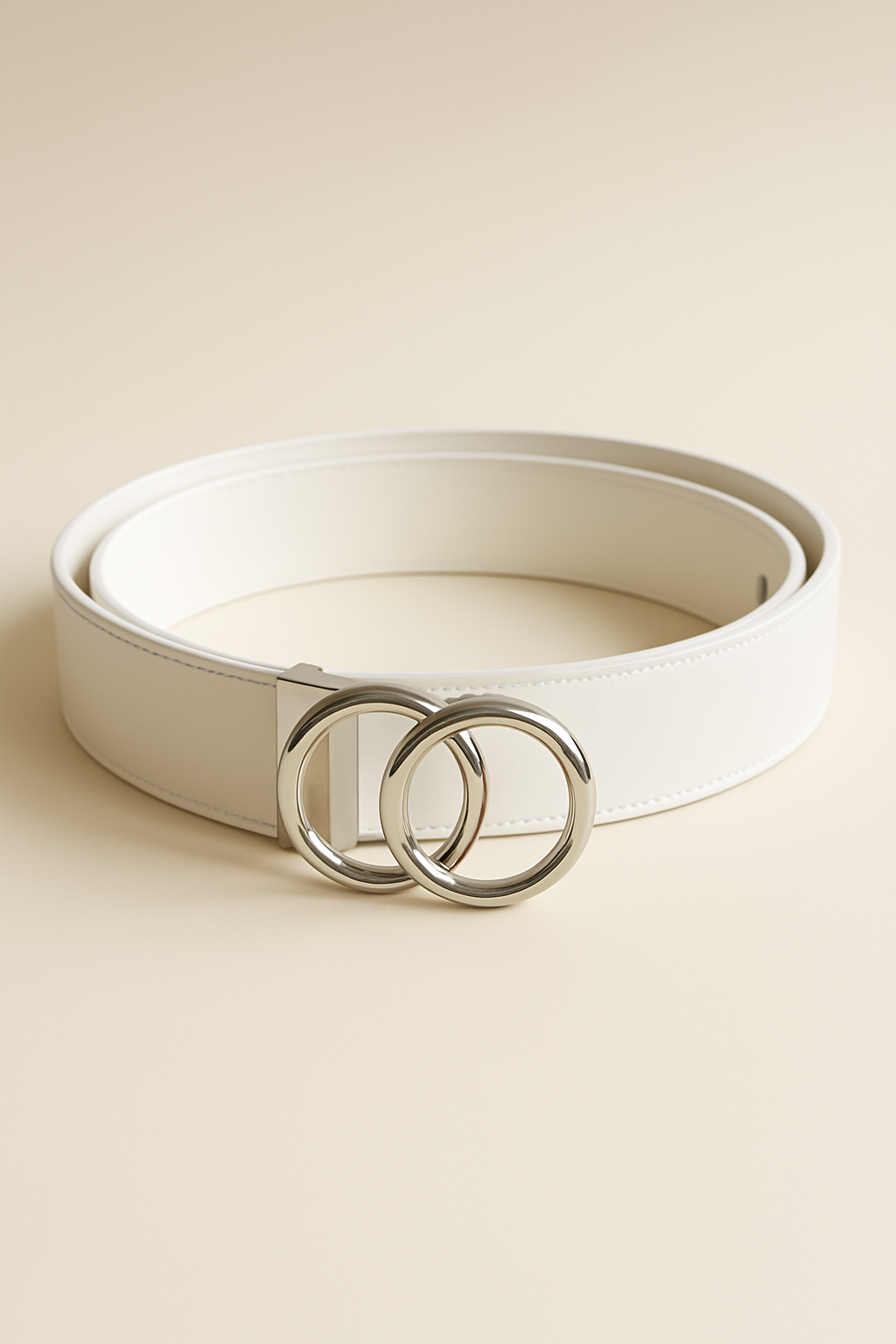 Automatische riem | Wit | Zilver